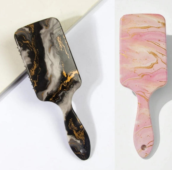 Marble Patterned Hair Brush