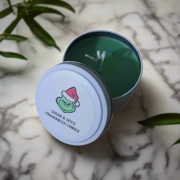 Sugar & Spice Grinch Candle