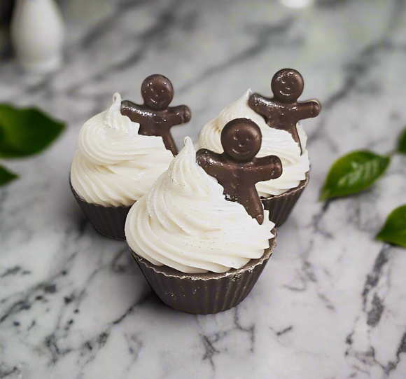 Gingerbread Cupcake Soaps