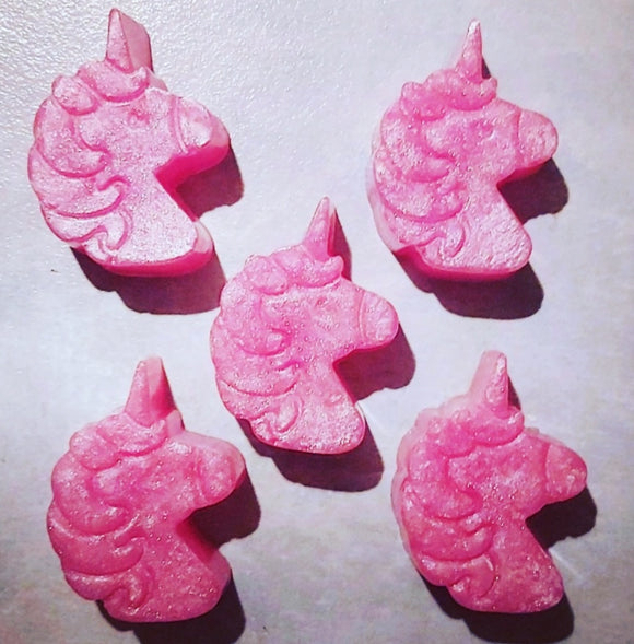 5 Pack Mini Unicorn Soaps