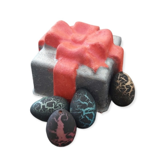 Present w. Hidden Dino or Kids Ring