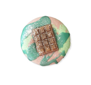 Choc Mint Slice Donut