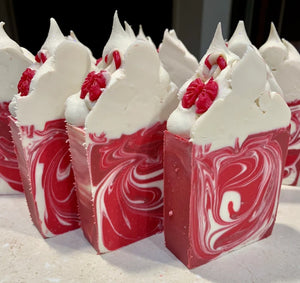 Candy Cane Artisan Soap