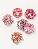 Pink Silk Srunchie